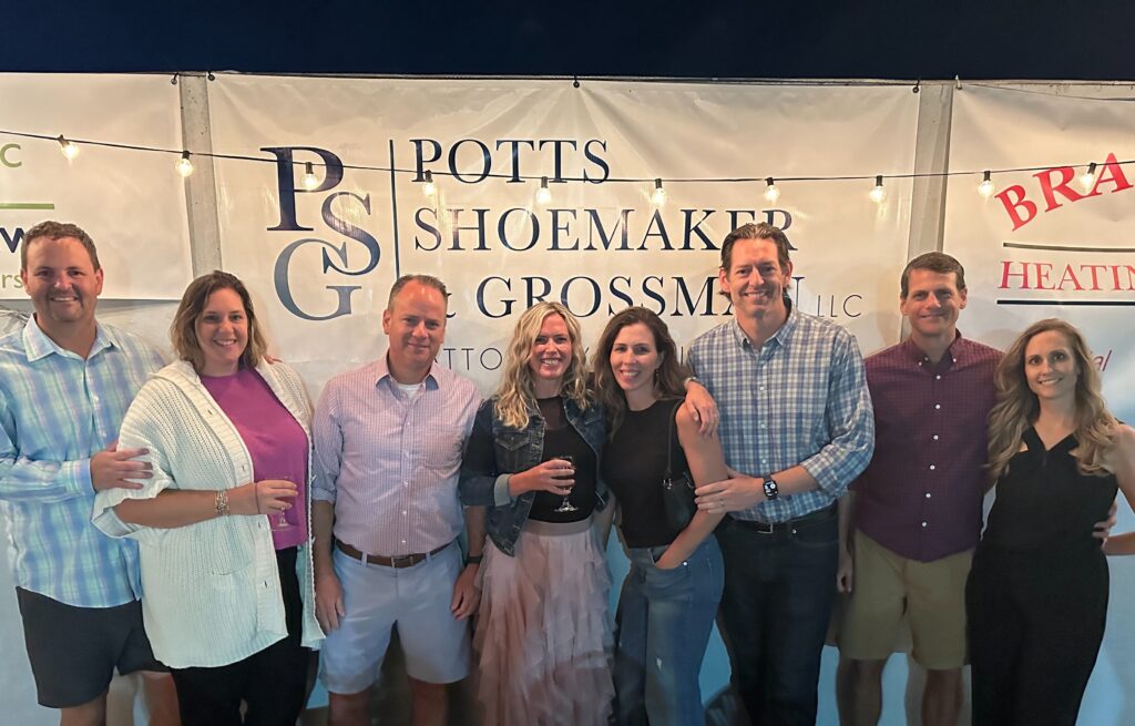 Potts Shoemaker and Grossman supports the Downtown West Chester Foundation Up On the Roof Event